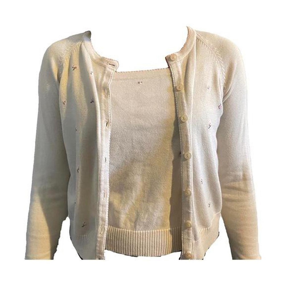 vintage 90’s cardigan gap tank set